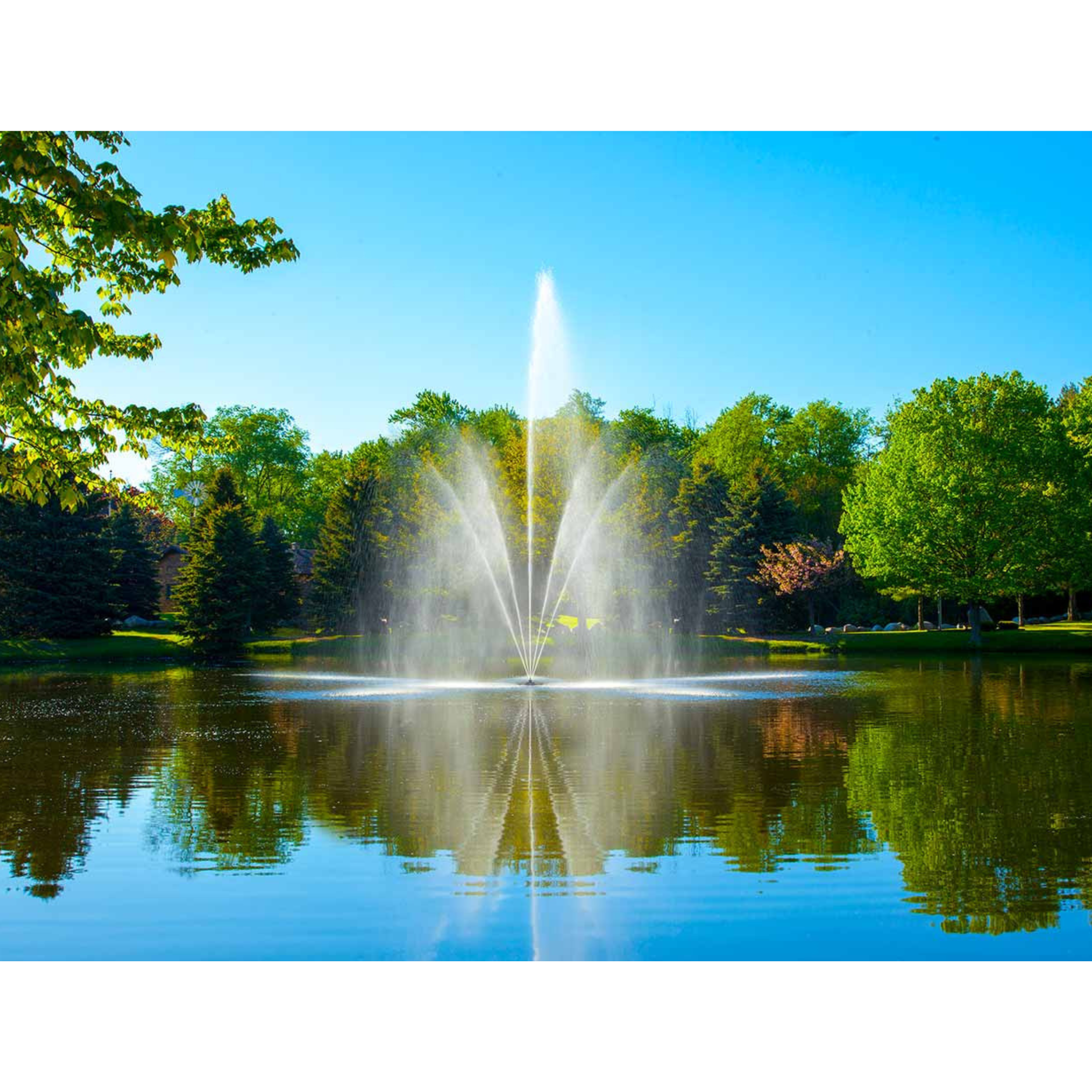 Scott Aerator Clover Pond Fountain