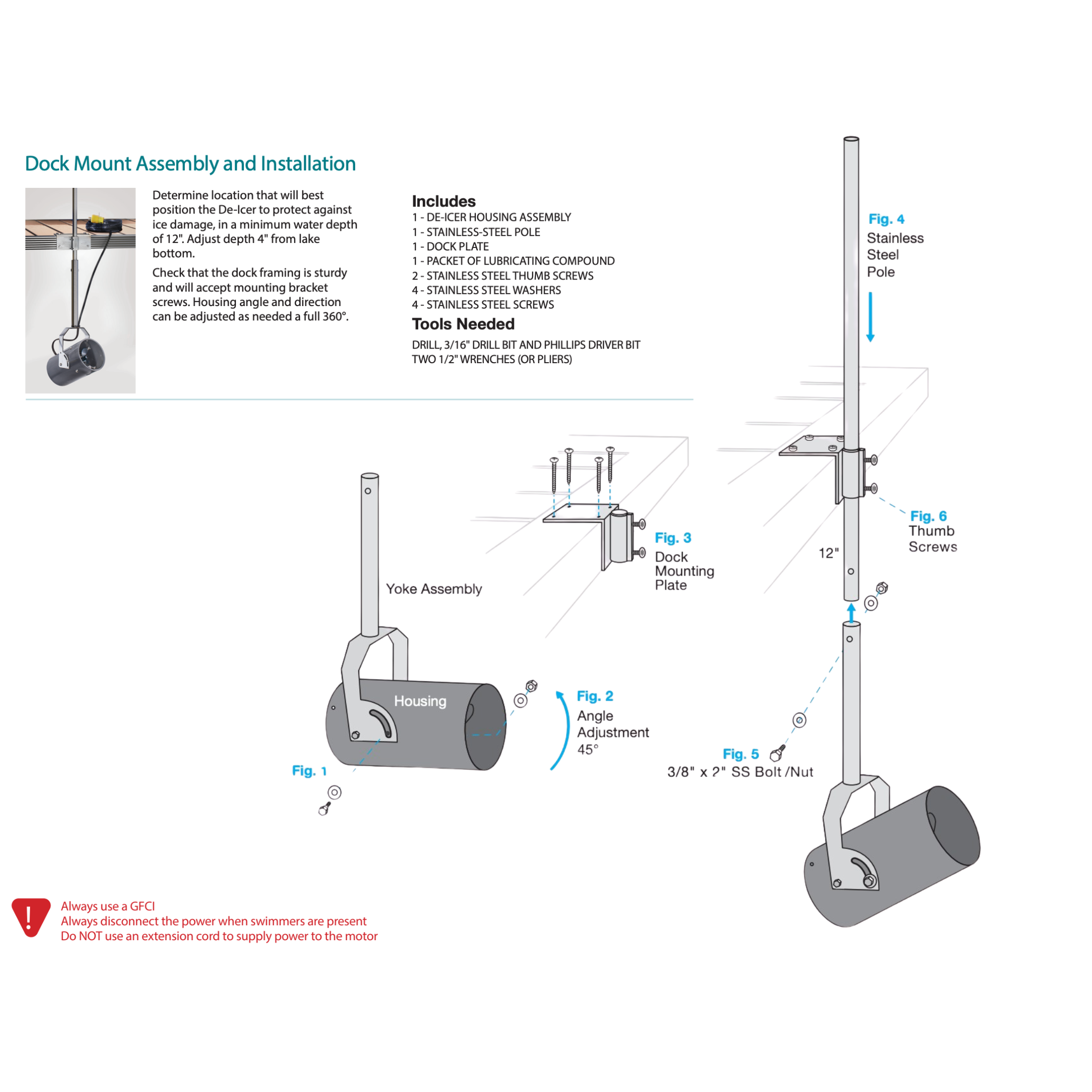 Scott Aerator Dock De-Icer