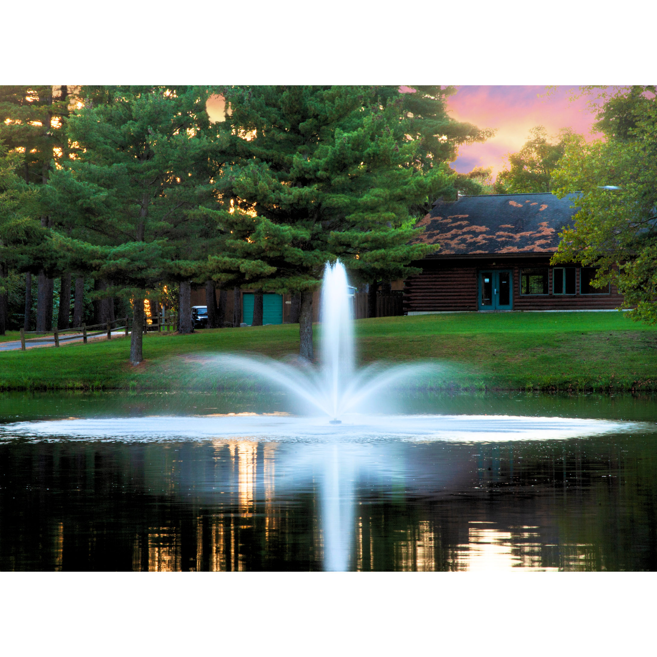 Scott Aerator Baystone Pond Fountain