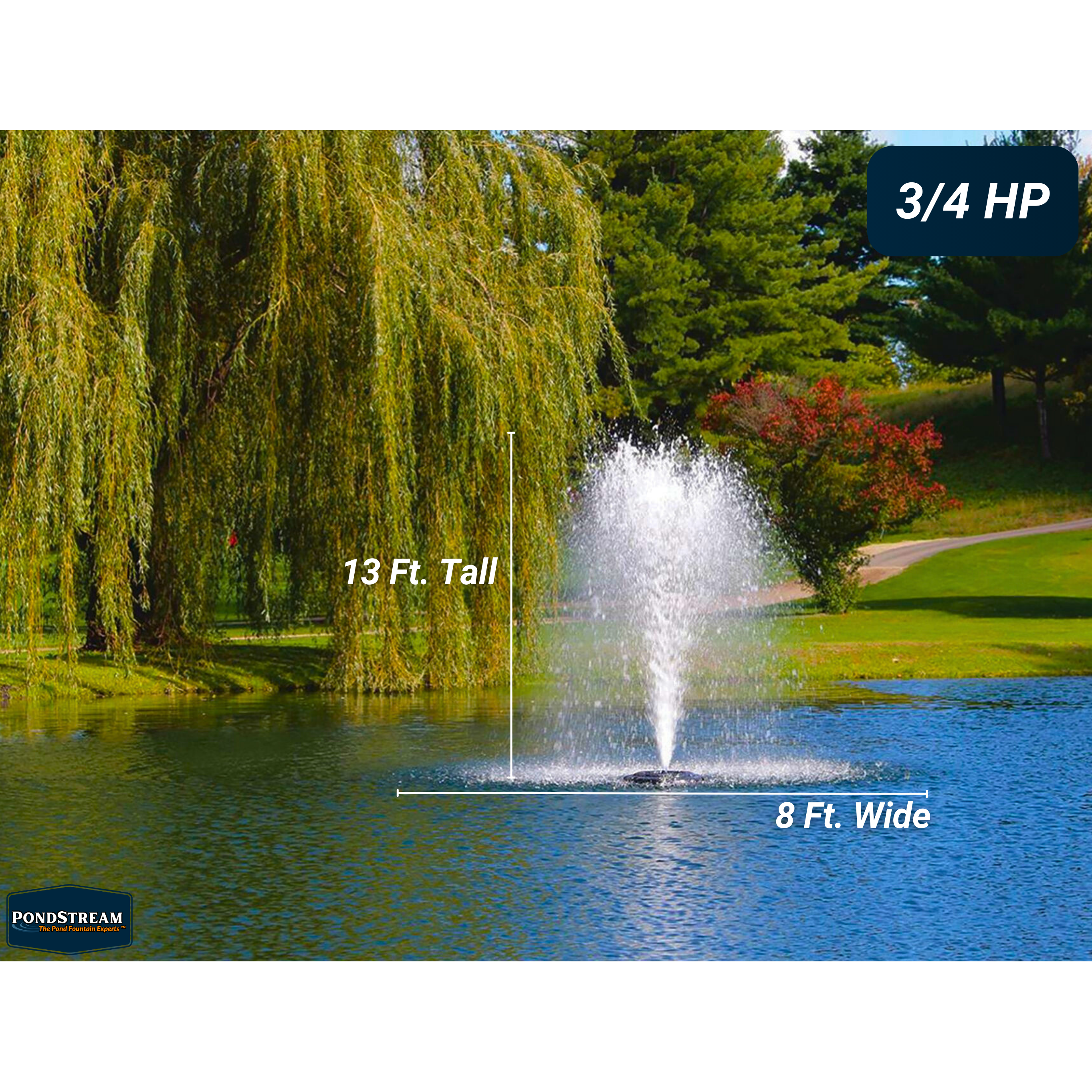 Kasco J Series Residential Pond Fountain