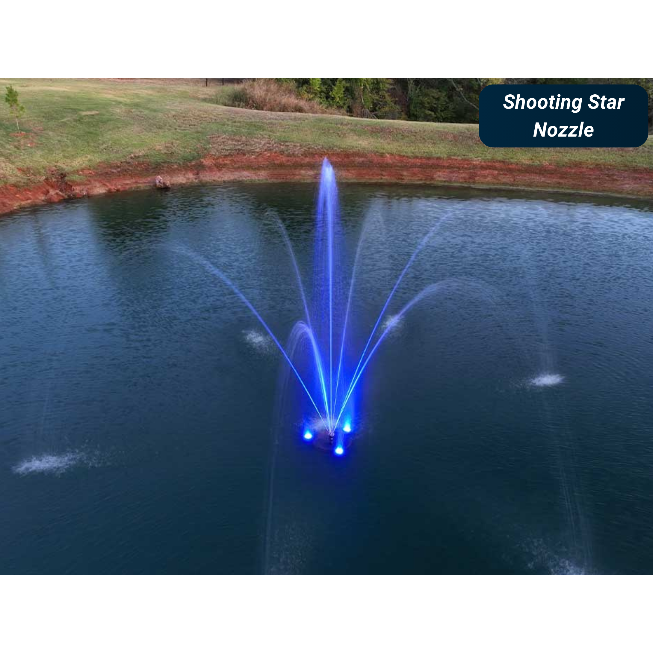 PondSelect Pro Series 5-In-1 Pond Fountain