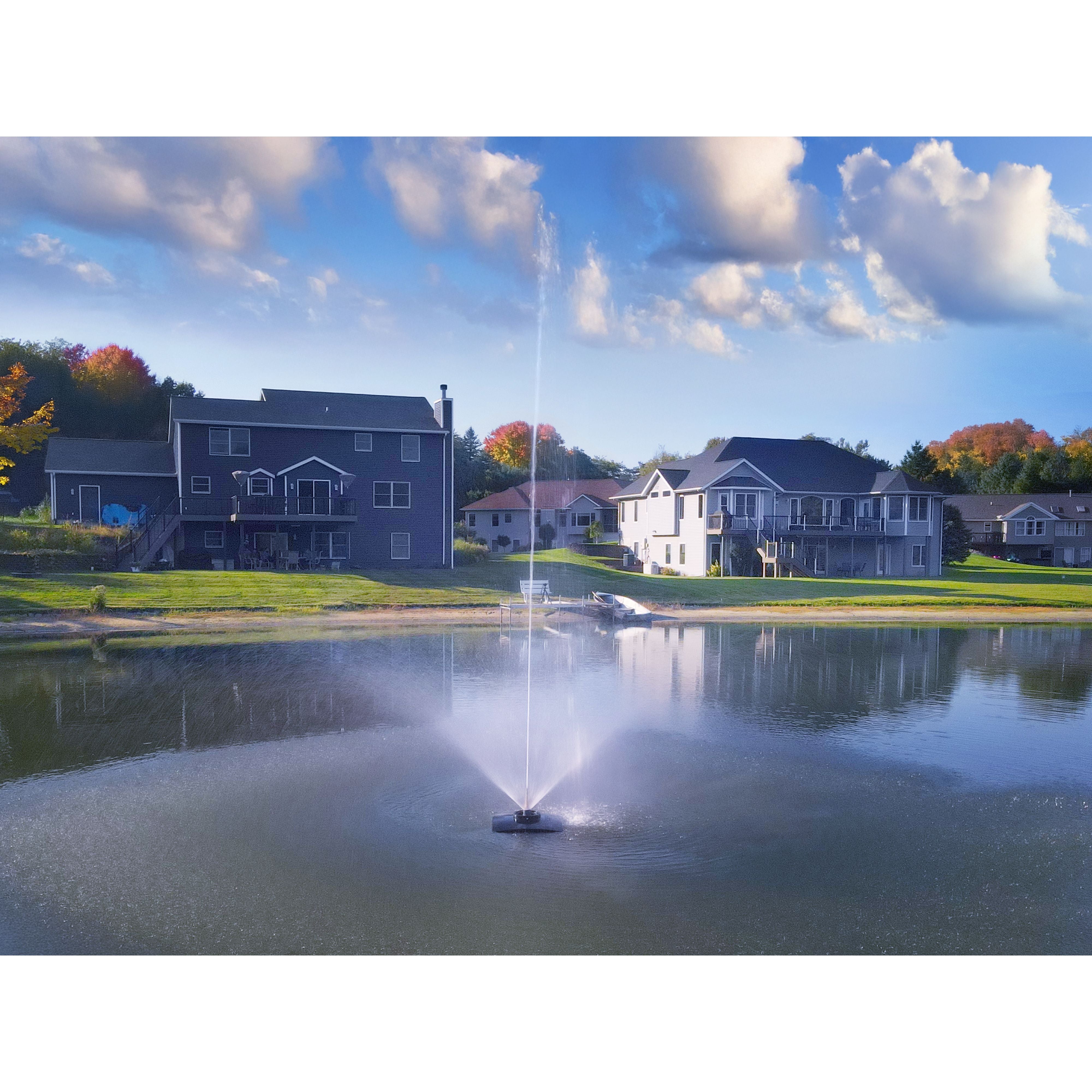 Scott Aerator Skyward Pond Fountain (Solar-Powered)