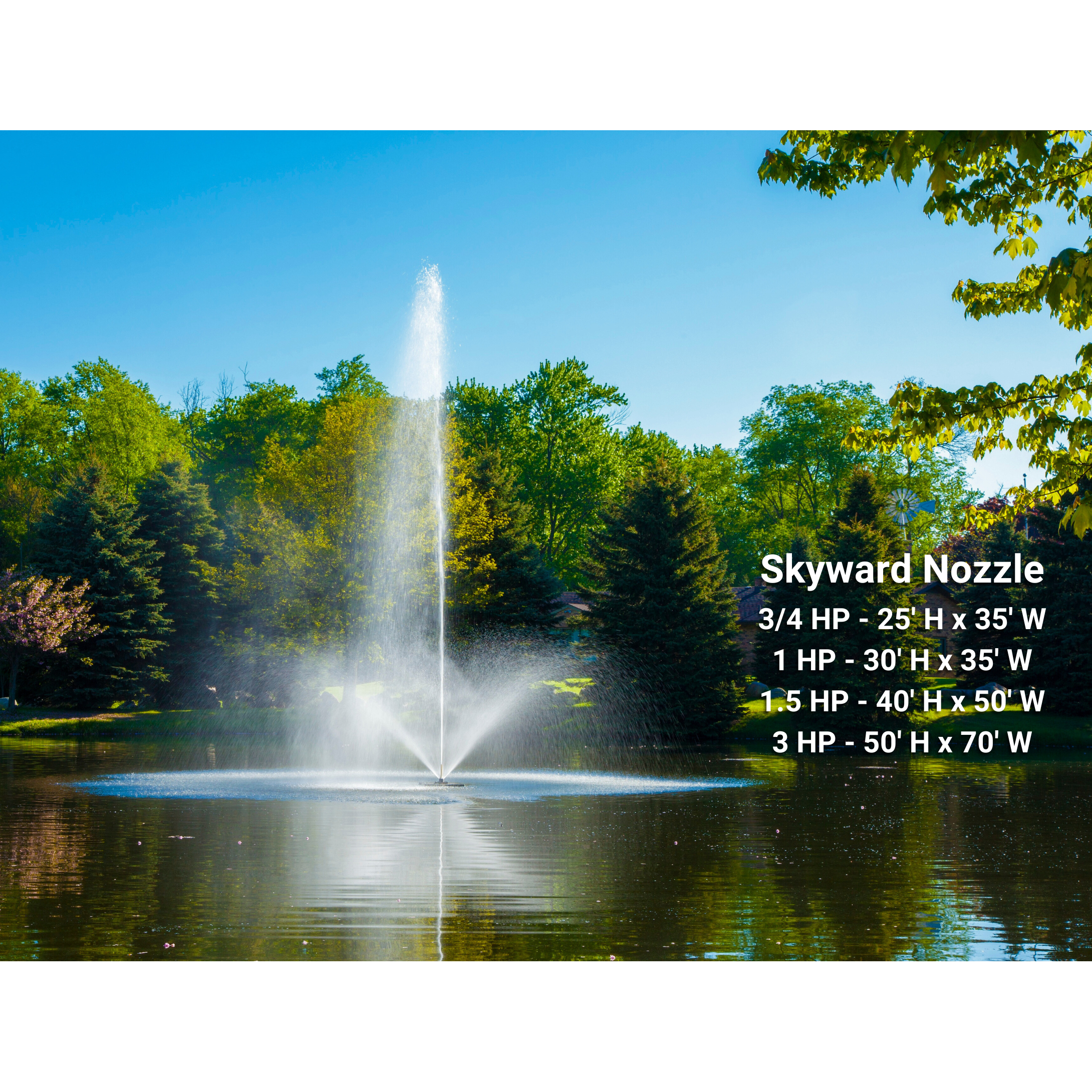 Scott Aerator Triad Pond Fountain