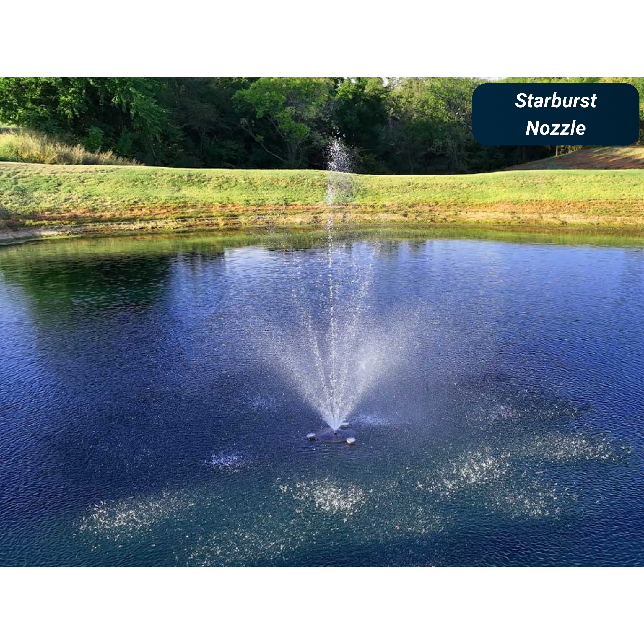 PondSelect Pro Series 5-In-1 Pond Fountain