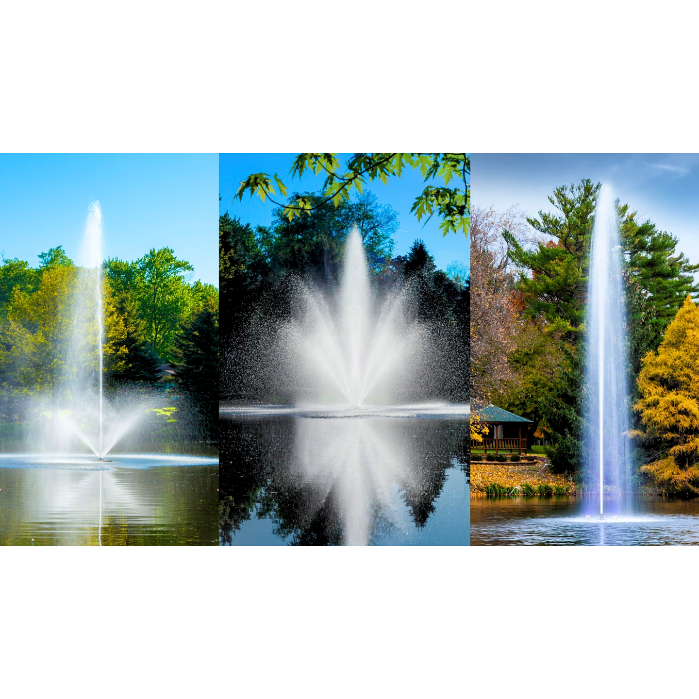 Scott Aerator Triad Pond Fountain