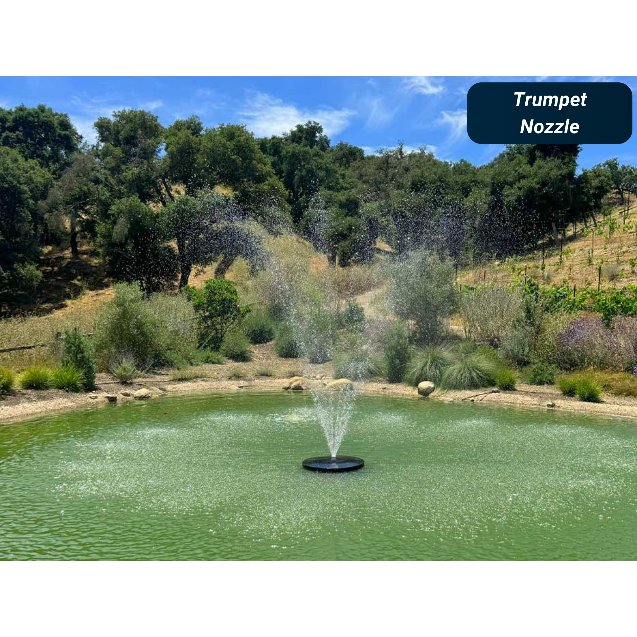 PondSelect Classic Series 5-In-1 Pond Fountain