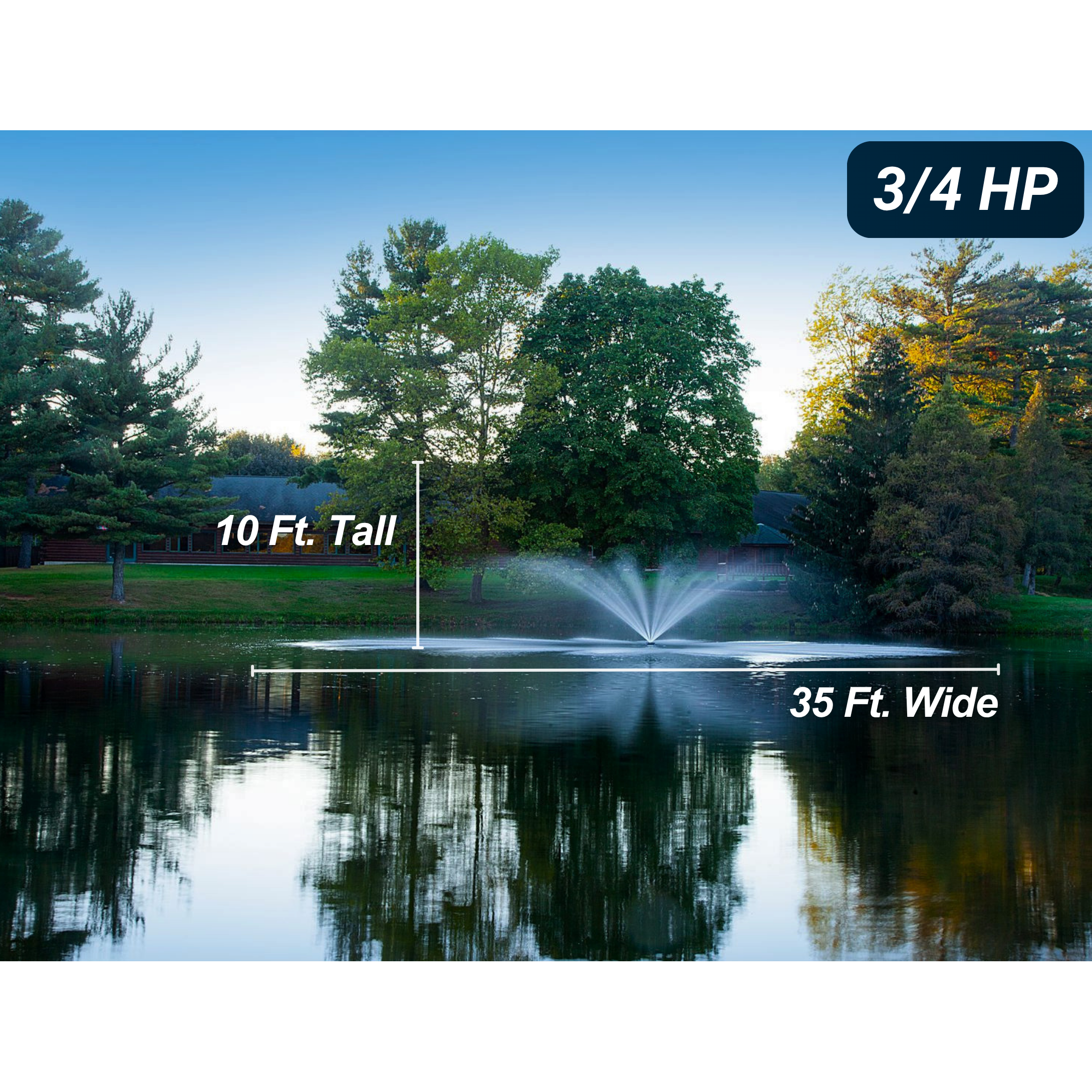 Scott Aerator Tudor Pond Fountain