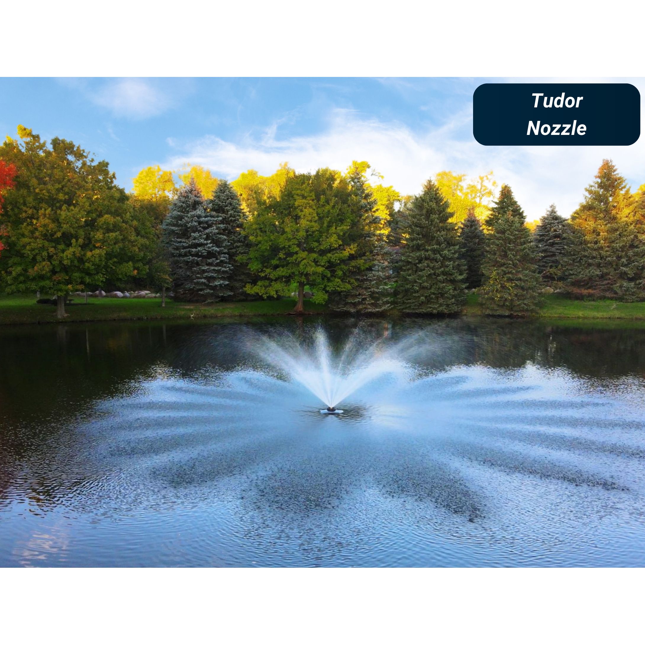 Scott Aerator Great Lakes 5-In-1 Pond Fountain