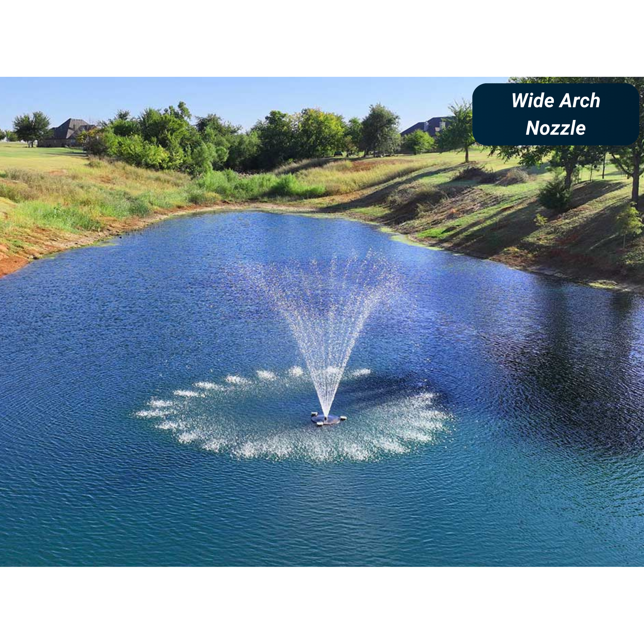 PondSelect Pro Series 5-In-1 Pond Fountain