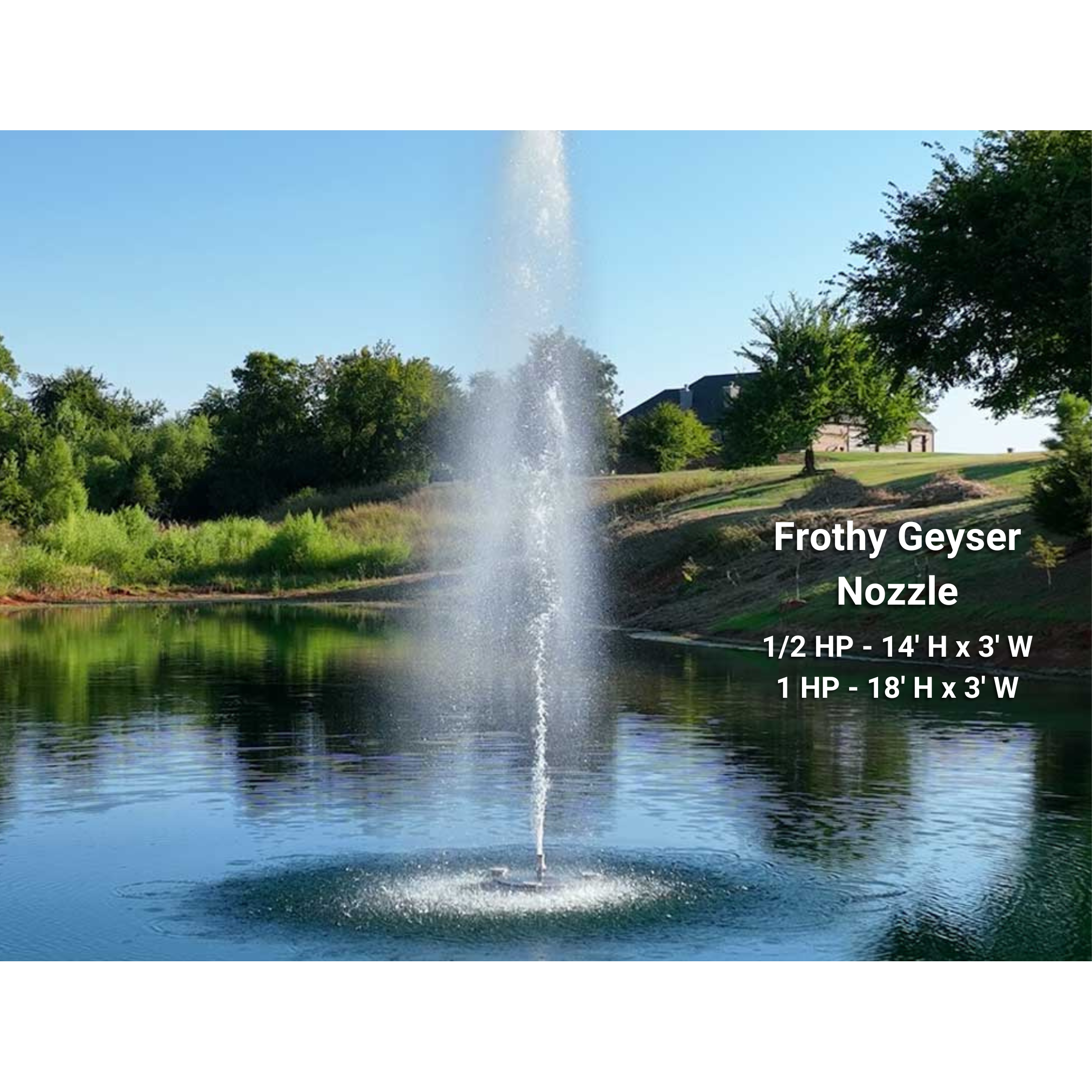 PondSelect Pro Series Pond Fountain