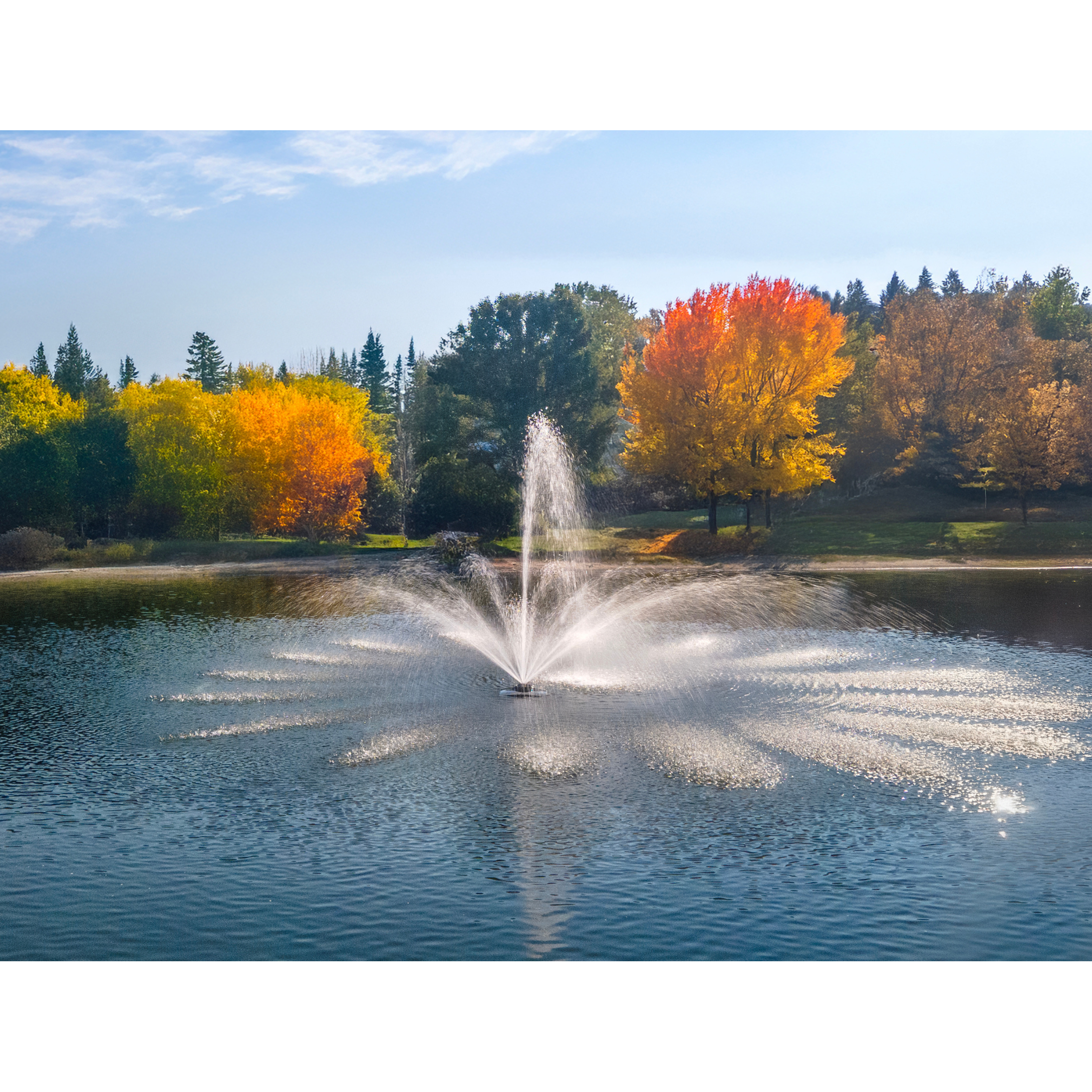 Scott Aerator Great Lakes 5-In-1 Pond Fountain