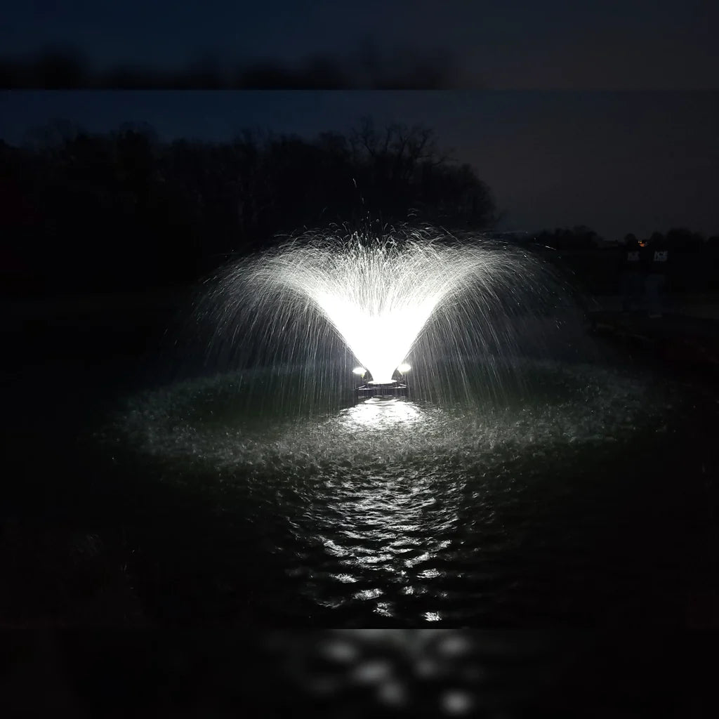 Bright White Fountain Lights