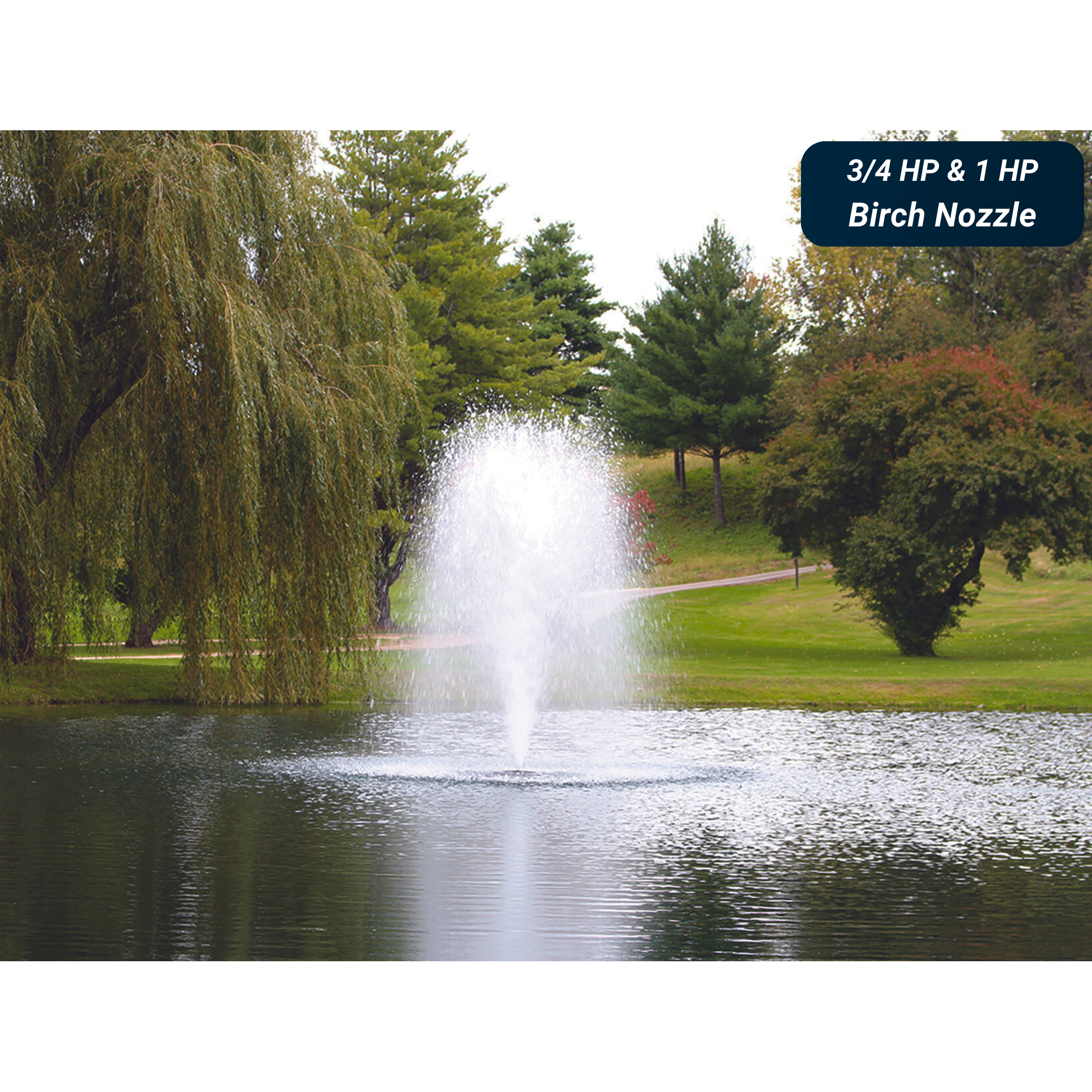 Kasco J Series 5-In-1 Pond Fountain