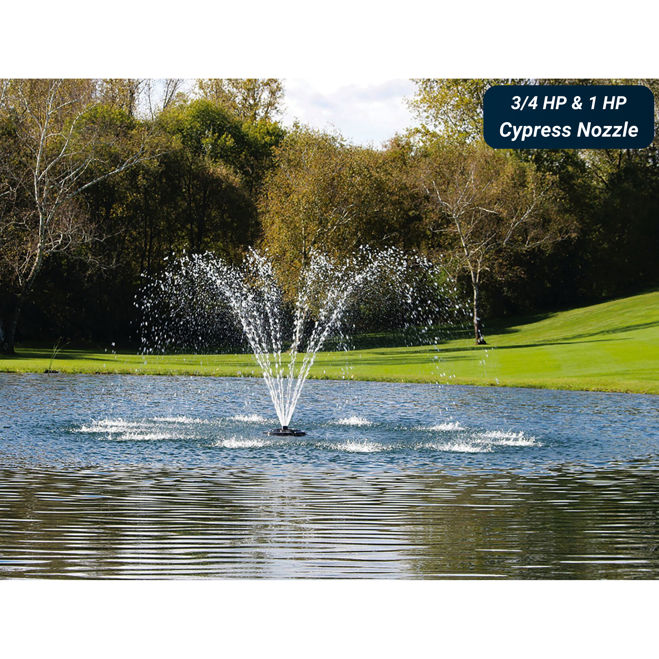 Kasco J Series 5-In-1 Pond Fountain