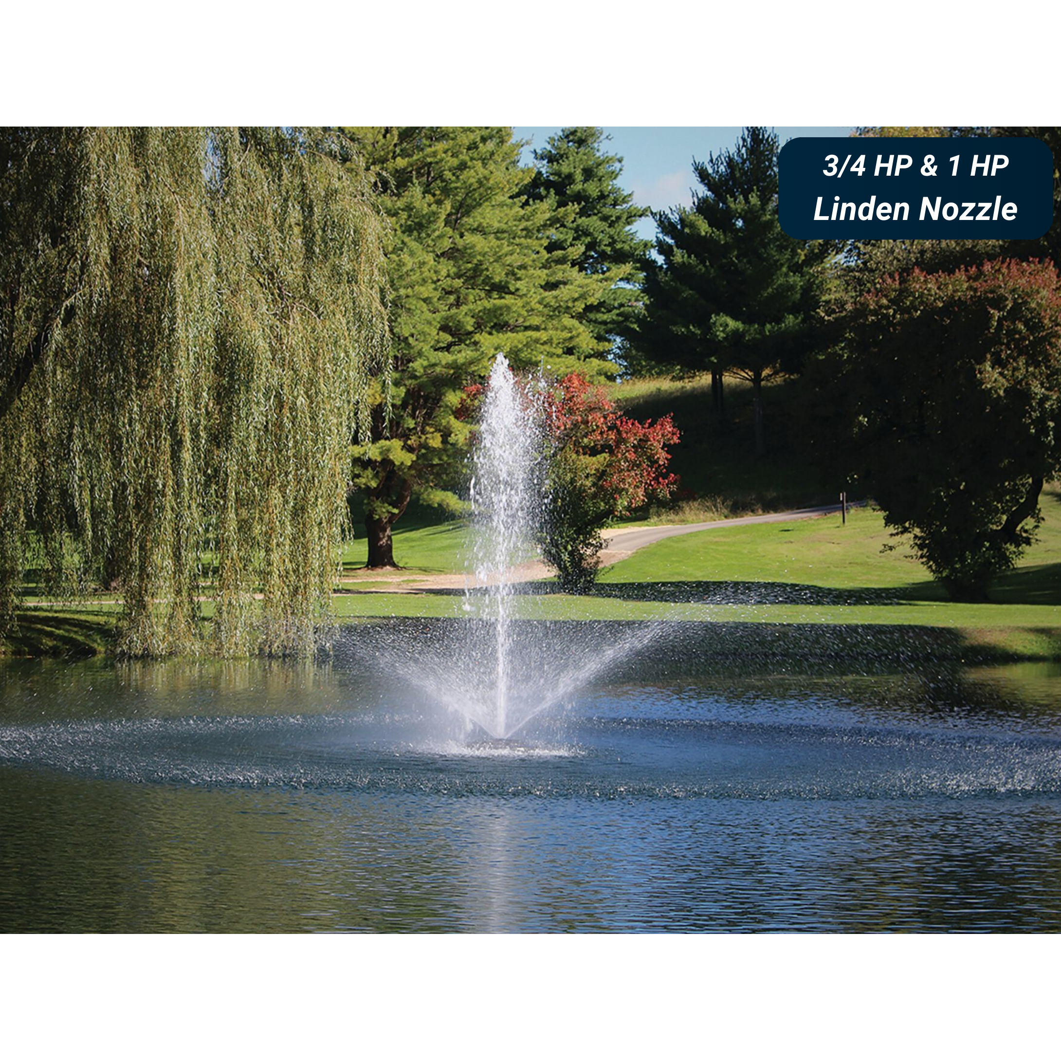 Kasco J Series 5-In-1 Pond Fountain