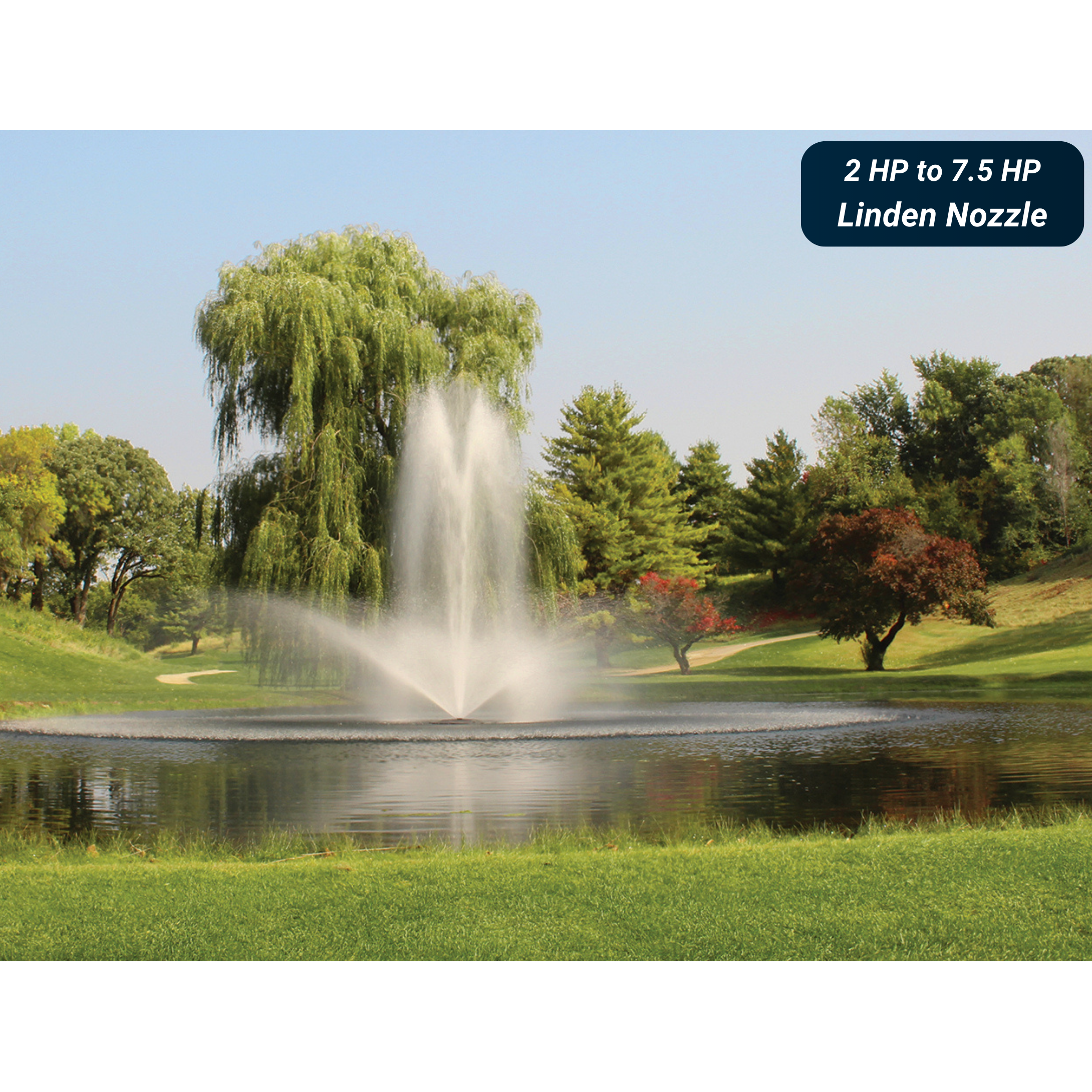 Kasco J Series 5-In-1 Pond Fountain