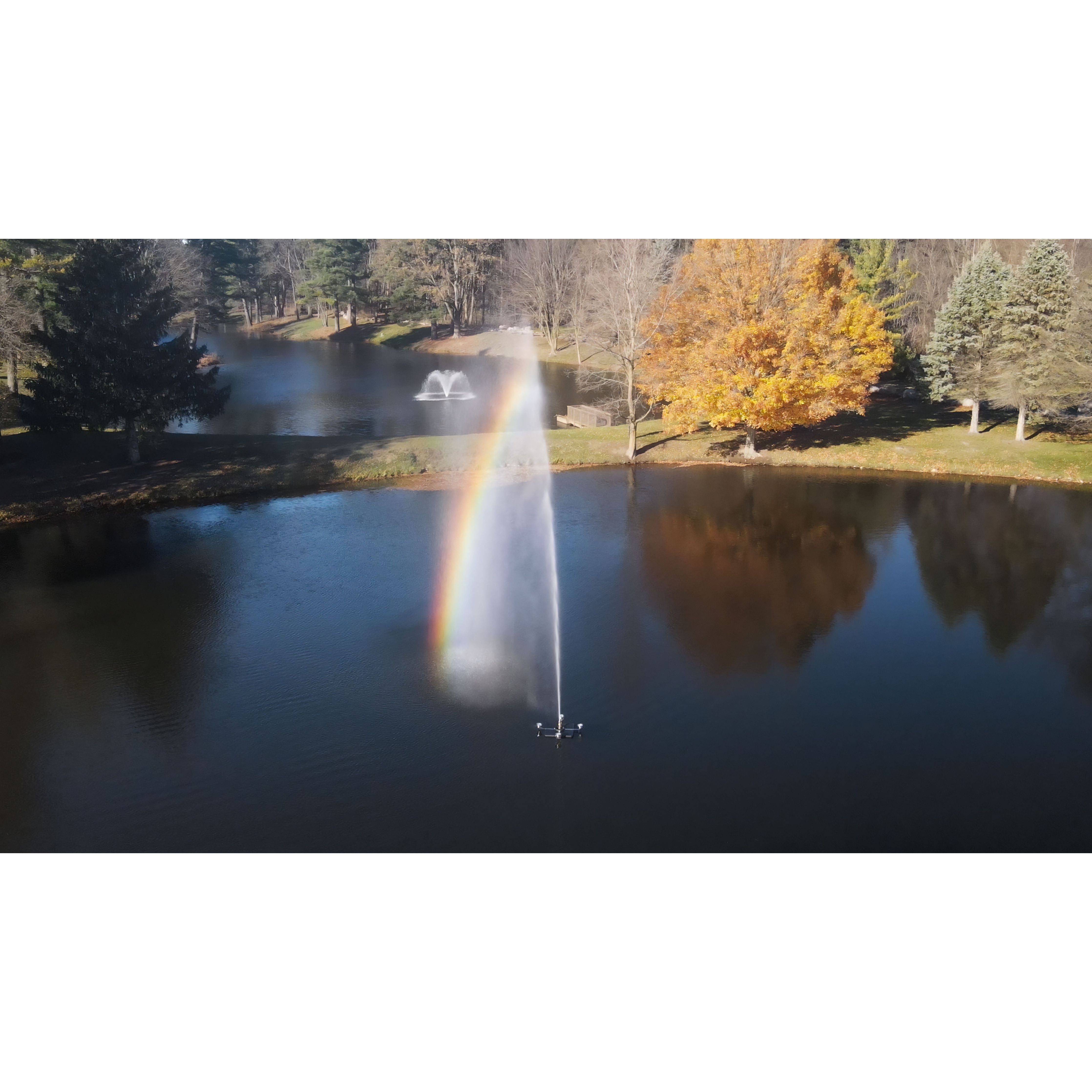 Scott Aerator Gusher Pond Fountain